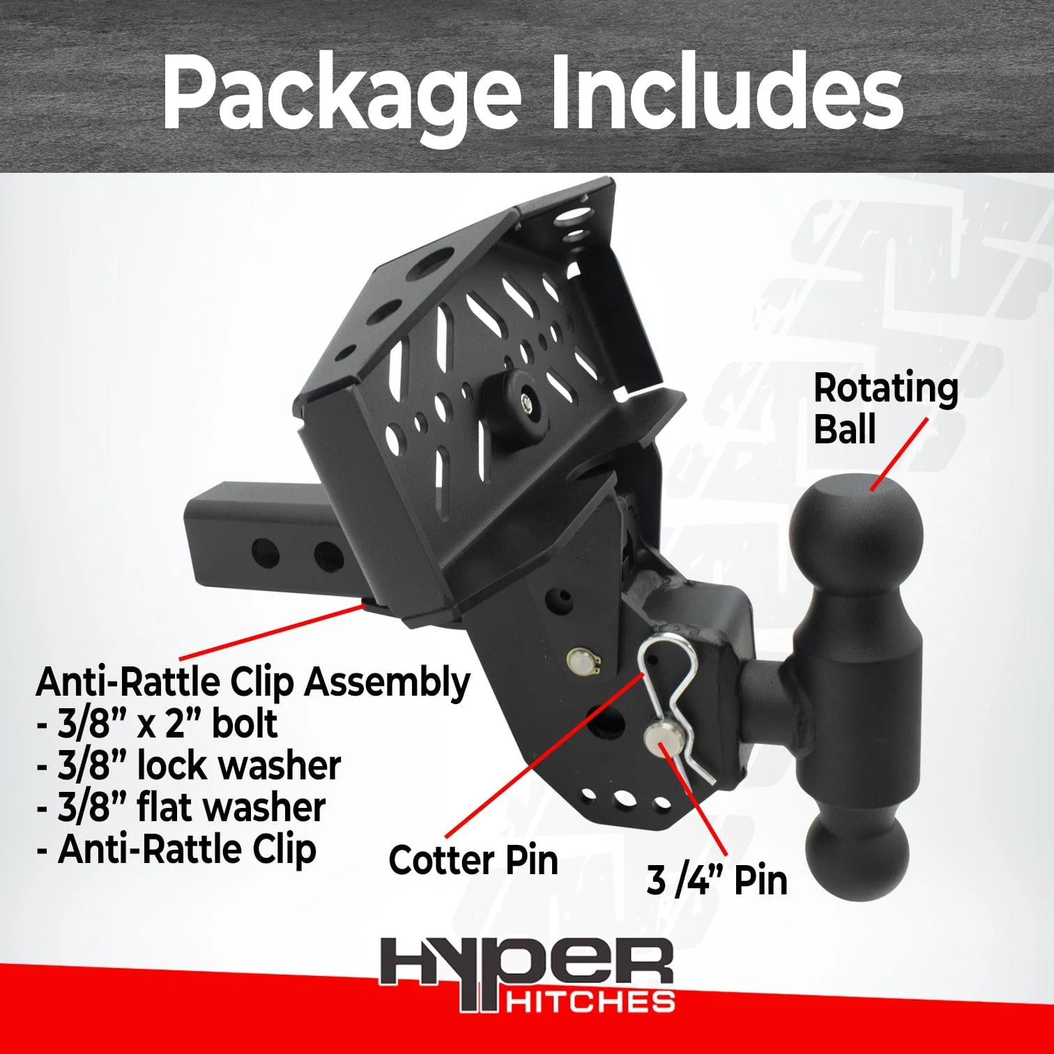 Dual-Ball Hitch Step Combo for 2" Receivers - Image 5