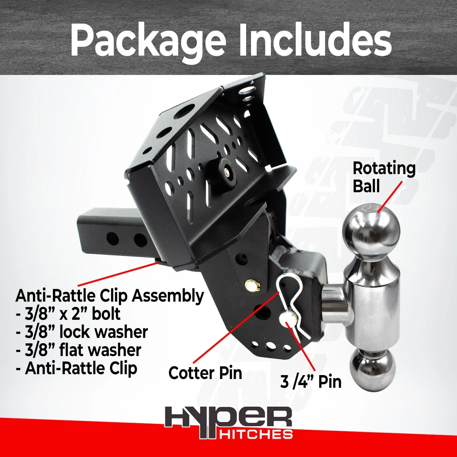 Dual-Ball Hitch Step Combo for 2" Receivers - Image 8