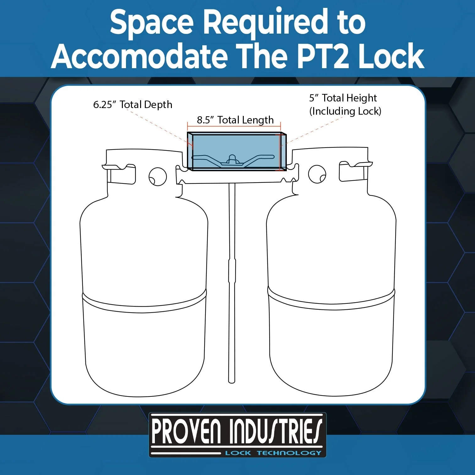 Dual Propane Tank Lock - Image 3