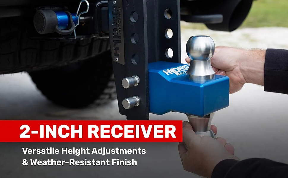 10,000 lbs Tow Rating,  Hyper Hitches A300 Adjustable Drop Hitch - Image 6