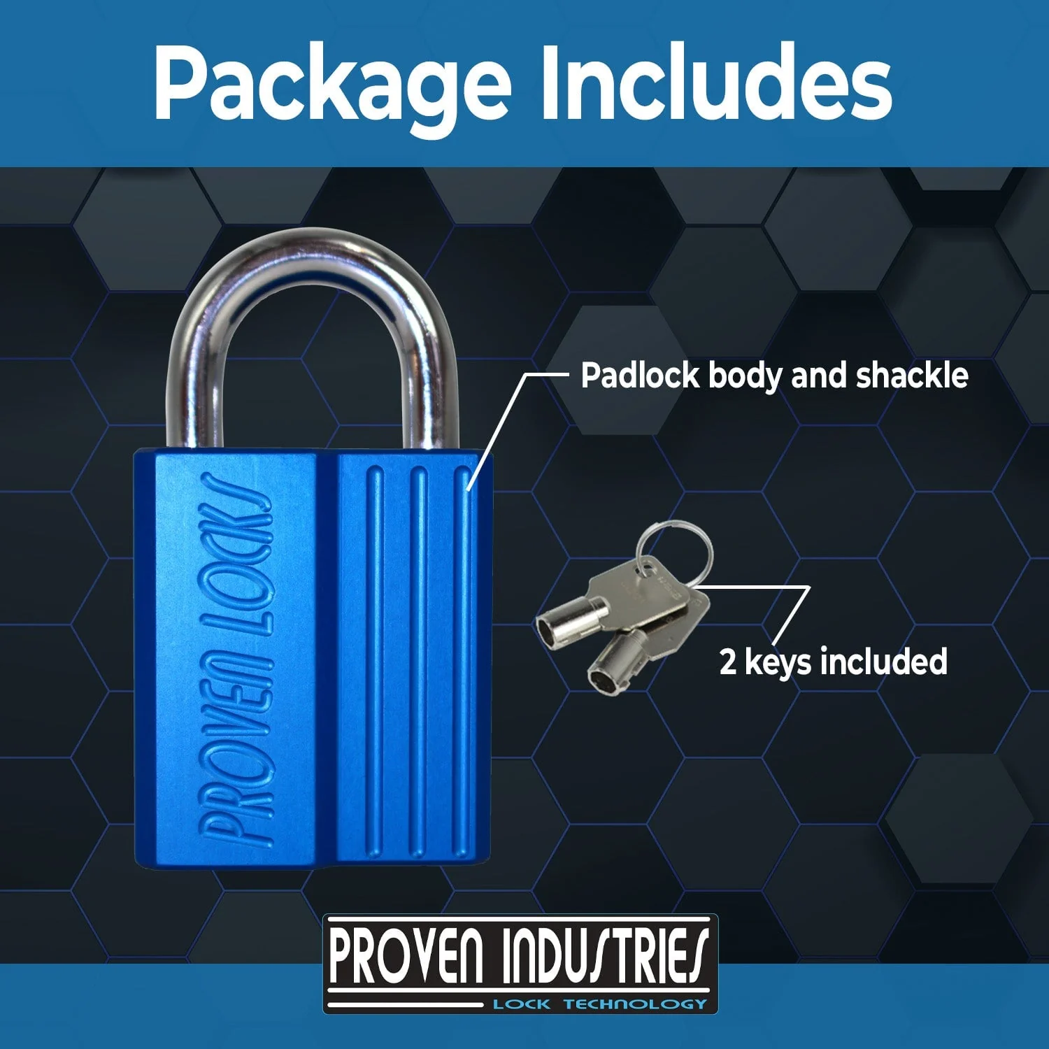 Medium Duty Padlock-5/16" (8mm) Shackle - Image 5