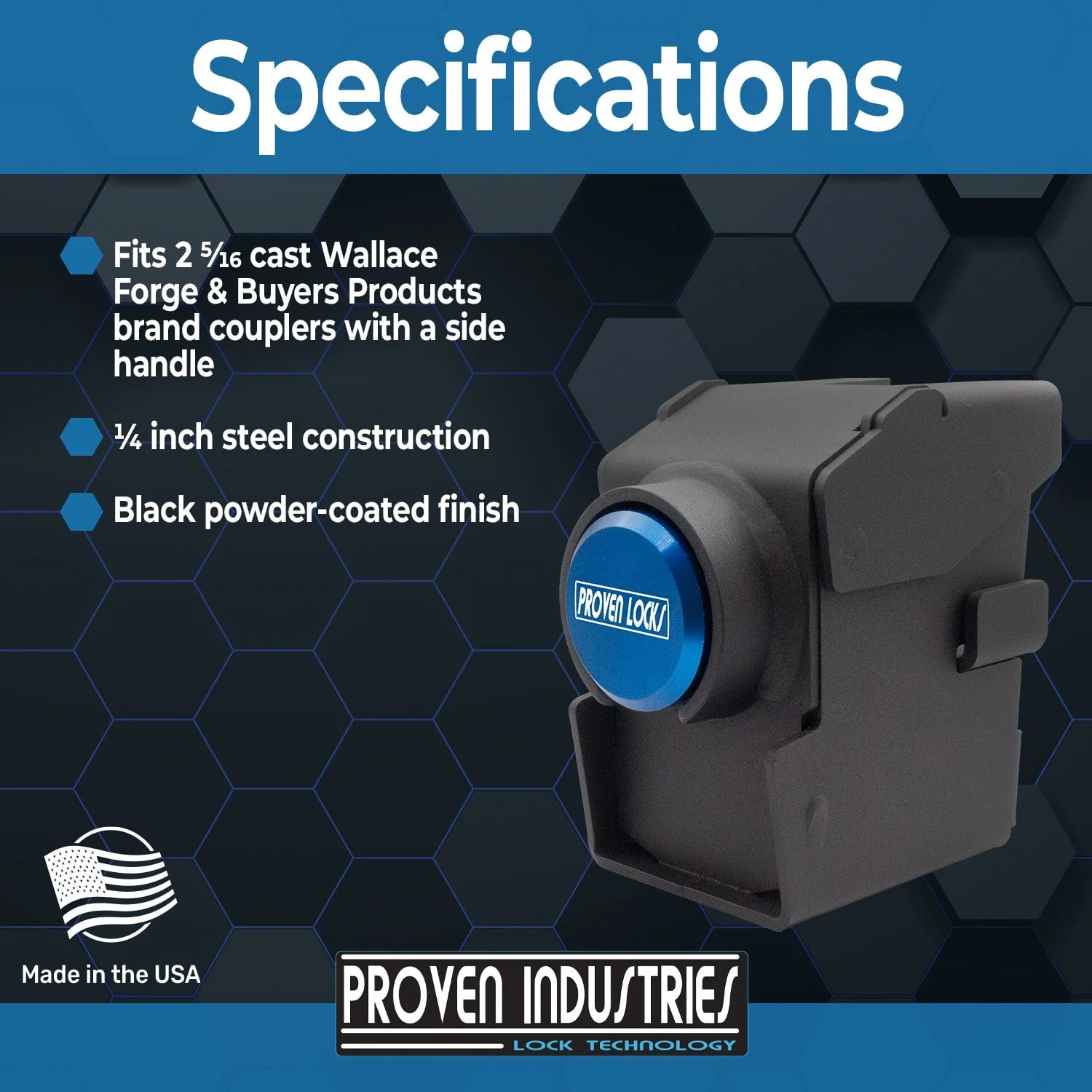 Model 2517-W For Wallace Forge and Buyers Products Couplers(with side handle) - Image 3
