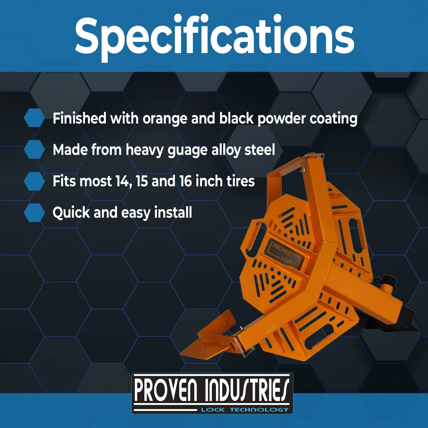Universal Wheel Boot Model WB-600-2 - Image 3